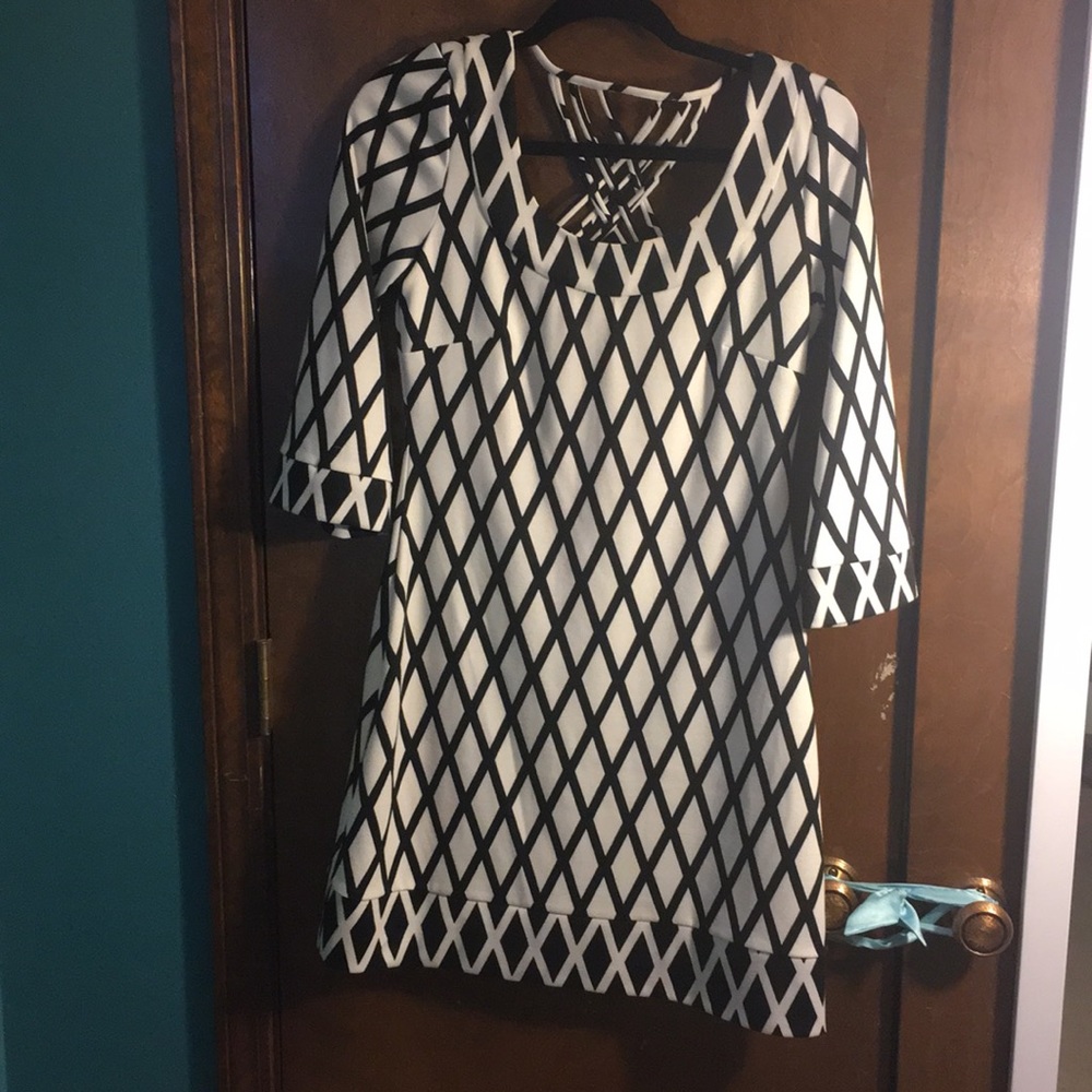 Jessica Simpson Lattice Shift Dress
